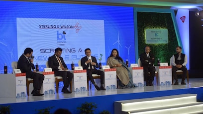 Panellists at Decoding the future trends in energy transition session on Friday